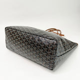 GOYARD ST LOUIS PM BLK COATED CANVAS TOTE + POUCH - BLuxe Boutique
