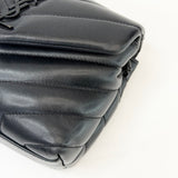 SAINT LAURENT TOY LOULOU IN BLK LEATHER & BHW - BLuxe Boutique