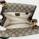 GUCCI NEO SUPREME CANVAS DOUBLE FLAP MESSENGER - BLuxe Boutique