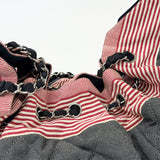 CHANEL COCO CABAS DRAWSTRING QUILTED DENIM HOBO TOTE