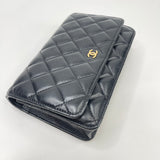 CHANEL CLASSIC WOC IN BLK LMBSKIN & GHW