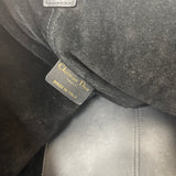 CHRISTIAN DIOR TOUJOURS BAG IN BLK MACROCANNAGE CALFSKIN LEA & LIGHT GHW + ZIP POUCH