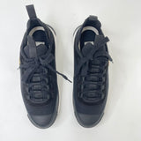 CHANEL BLK VELVET & NYLON SNEAKERS sz 38.5