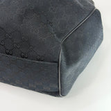 GUCCI SUKEY BLK CANVAS SHOULDER BAG