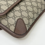 GUCCI NEO SUPREME CANVAS DOUBLE FLAP MESSENGER - BLuxe Boutique
