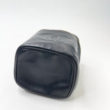 PRE LOVED CHANEL CC TIMELESS VANITY TOP HANDLE IN BLK CAVIAR LEATHER