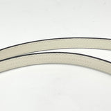 GUCCI WHT/ CRM PATENT LEA MARMONT THIN BELT