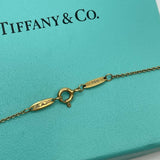 TIFFANY & CO PALOMA PICSSSO 18K GOLD BEAN PENDANT NECKLACE