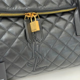SAINT LAURENT ES GIANT TRAVEL IN BLK QUILTED LEA & GHW - BLuxe Boutique