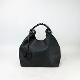 LOUIS VUITTON CARAMEL HOBO IN BLK MAHINA LEA