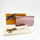 LOUIS VUITTON FELICIE POCHETTE CROSSBODY IN ROSE METALLIC MONO