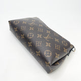 LOUIS VUITTON PALLAS CLUTCH IN MONOGRAM W BLK TRIM