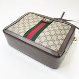 GUCCI OPHIDIA SUPREME CANVAS SQUARE TOP HANDLE & CROSSBODY