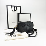 GUCCI BLK LEA SOHO DISCO CROSSBODY
