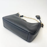PRADA RE EDITION 2005 CROSSBODY IN BLK SAFFIANO LEA & GHW