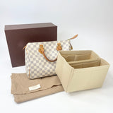 LOUIS VUITTON SPEEDY 30 DAMIER AZUR + INSERT ORGANIZER