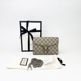 GUCCI DIONYSUS SUPREME CHAIN WALLET/ CROSSBODY