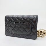 CHANEL CLASSIC WOC IN BLK CAVIAR LEA & GHW
