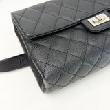 CHANEL REISSUE BELT BAG IN BLK QUILTED CAVIAR LEA & SHW - BLuxe Boutique