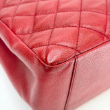 CHANEL GST IN RED CAVIAR LEA & SHW - BLuxe Boutique