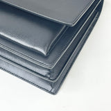 SAINT LAURENT MEDIUM SUNSET IN BLK SMOOTH LEA & SHW