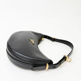 PRADA ARQUE IN BLK CALFSKN LEA & GHW - BLuxe Boutique