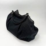 GUCCI SUKEY BLK CANVAS SHOULDER BAG