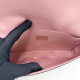 LOUIS VUITTON FELICIE POCHETTE CROSSBODY IN ROSE METALLIC MONO