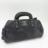 CHANEL OUTDOOR LIGNE BLK CAVIAR GOATSKIN DOCTOR TOTE