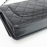 CHANEL CLASSIC WOC IN BLK LAMBSKN LEA & SHW