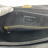 LOUIS VUITTON GEORGES MM IN BLK EMPREINTE LEA & GHW