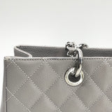 CHANEL GST IN GREY CAVIAR LEA W SHW