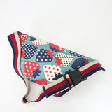 GUCCI MULTI COLOR STRAWBERRY PRINT COATED CANVAS MINI BELT BAG