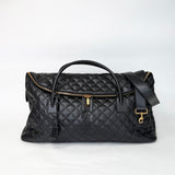 SAINT LAURENT ES GIANT TRAVEL IN BLK QUILTED LEA & GHW - BLuxe Boutique