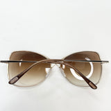 TOM FORD COLLETTE BRN GRADIENT BUTTERFLY FRAME SUNGLASSES