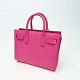 SAINT LAURENT SAC DE JOUR NANO IN HOT PINK SMOOTH LEA & GHW - BLuxe Boutique