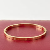 CARTIER L0VE BRACELET IN 18K YELLOW GOLD sz 16