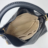 LOUIS VUITTON ARTSY MM IN BLK EMPREINTE LEA & GHW