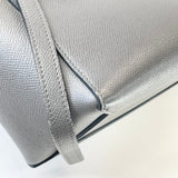CELINE MICRO BELT BAG IN GREY PEBBLED LEA