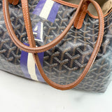 GOYARD ST LOUIS PM BLK COATED CANVAS TOTE + POUCH - BLuxe Boutique