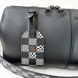 LIMITED EDITION LOUIS VUITTON CITY KEEPALL CROSSBODY IN BLK TAURILLON LEA - BLuxe Boutique