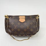 LOUIS VUITTON MULTI POCHETTE ACCESSORIES PINK STRAP