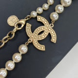 CHANEL 100 ANNIVERSARY PEARL & PALE GOLD CHOKER NECKLACE