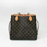 LOUIS VUITTON NEVERFULL MM MONO + POUCH