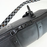 LIMITED EDITION LOUIS VUITTON CITY KEEPALL CROSSBODY IN BLK TAURILLON LEA - BLuxe Boutique