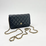 CHANEL CLASSIC WOC IN BLK LMBSKIN & GHW