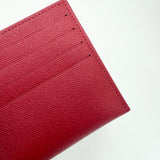 LOUIS VUITTON RED CARD HOLDER/ BILLFOLD INSERT - BLuxe Boutique