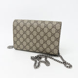 GUCCI DIONYSUS SUPREME CHAIN WALLET/ CROSSBODY