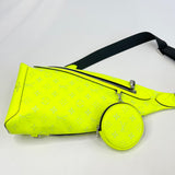 LOUIS VUITTON NEON YELLOW TAIGARAMA MONO DUO SLINGBAG