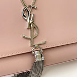 SAINT LAURENT KATE TASSEL IN LT PINK SMOOTH LEA & SHW